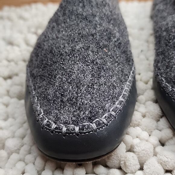 SPLENDID CAMERON FELT STORM GREY FLATS WOMAN'S SIZE 8.5 NWOB MADE IN BRAZIL - Picture 6 of 16